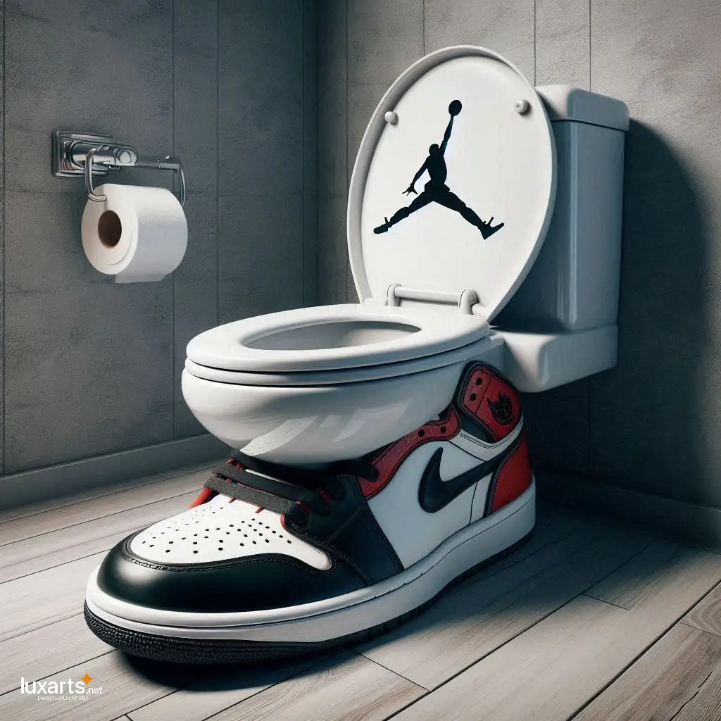 Air Jordan Toilets: Step Up Your Bathroom Game with Sneaker-Inspired Style luxarts air jordan toilets 10