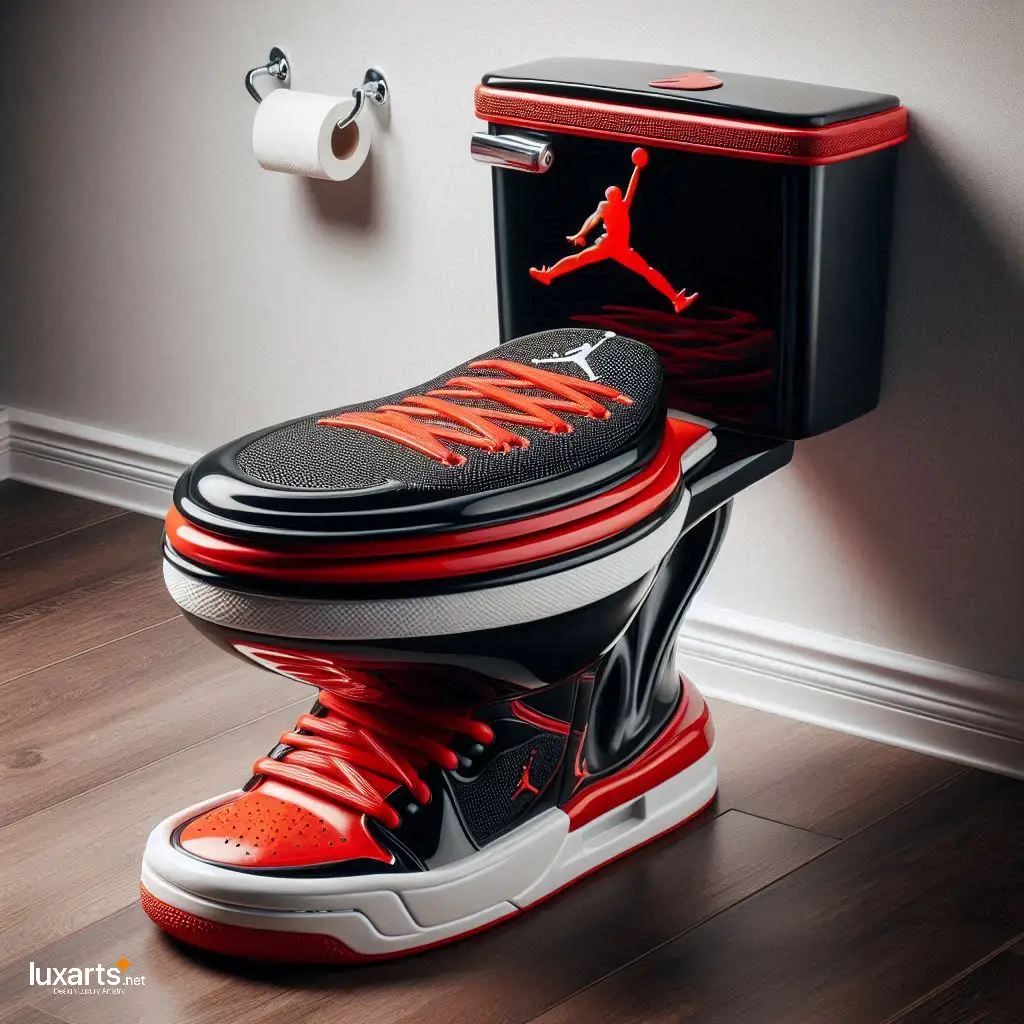 Air Jordan Toilets: Step Up Your Bathroom Game with Sneaker-Inspired Style luxarts air jordan toilets 4