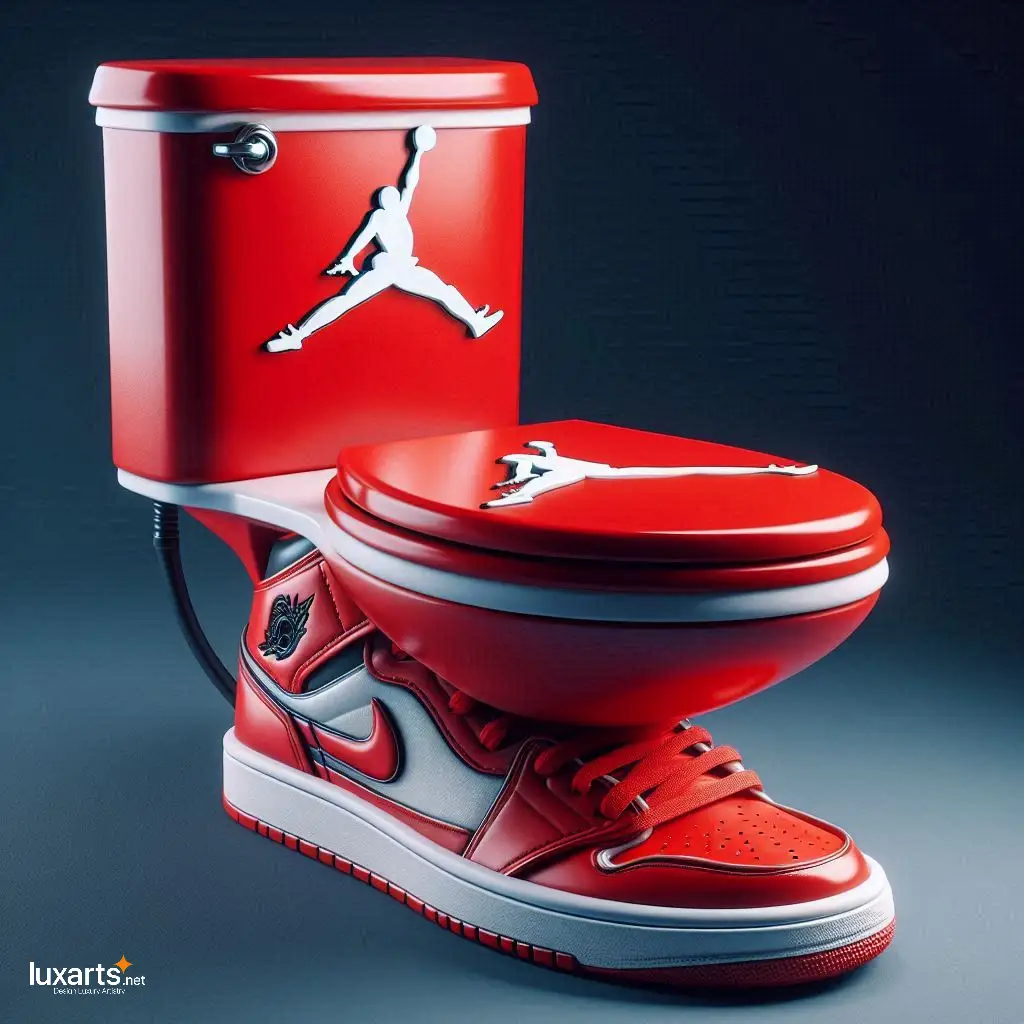 Air Jordan Toilets: Step Up Your Bathroom Game with Sneaker-Inspired Style luxarts air jordan toilets 7
