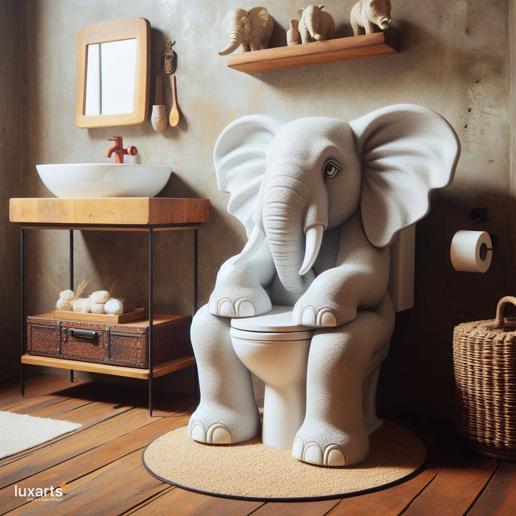 Animal-Inspired Toilet: Bringing Whimsy to Your Bathroom luxarts anminal inspired toilet 1
