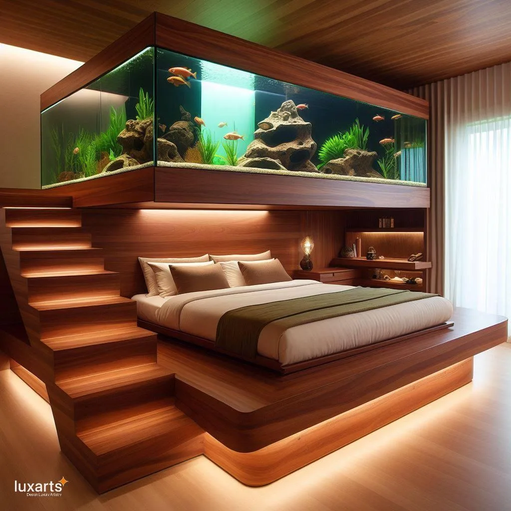 Sleep Beneath the Sea: Aquarium Bunk Bed for Aquatic Adventures luxarts aquarium bunk bed 1 jpg