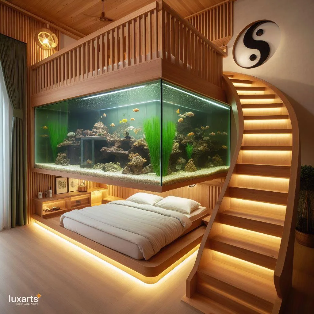 Sleep Beneath the Sea: Aquarium Bunk Bed for Aquatic Adventures luxarts aquarium bunk bed 2 jpg