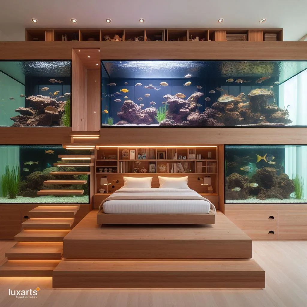 Sleep Beneath the Sea: Aquarium Bunk Bed for Aquatic Adventures luxarts aquarium bunk bed 9 jpg