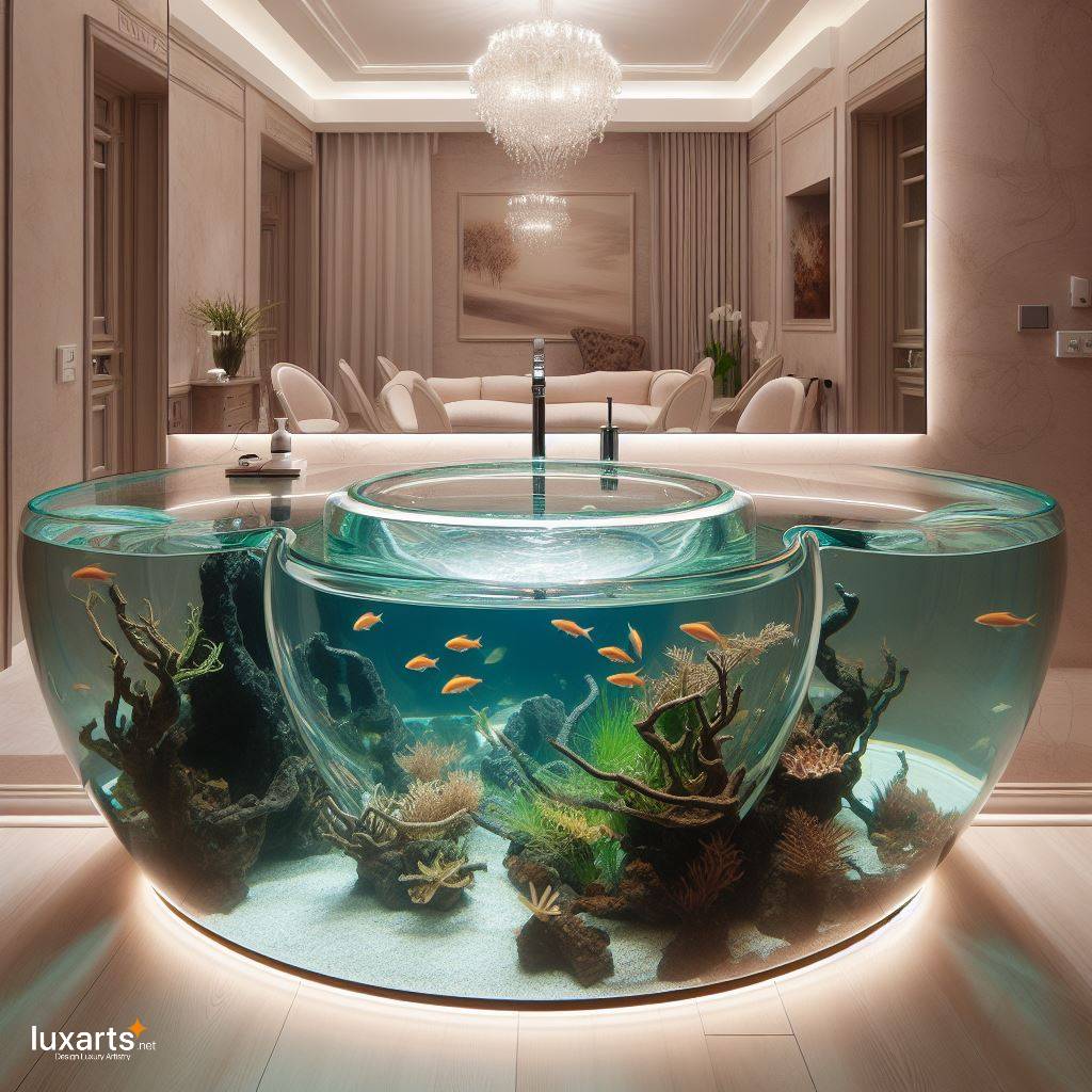 Tanking Style: Aquarium Sink Adds Underwater Charm to Your Bathroom luxarts aquarium sink 7