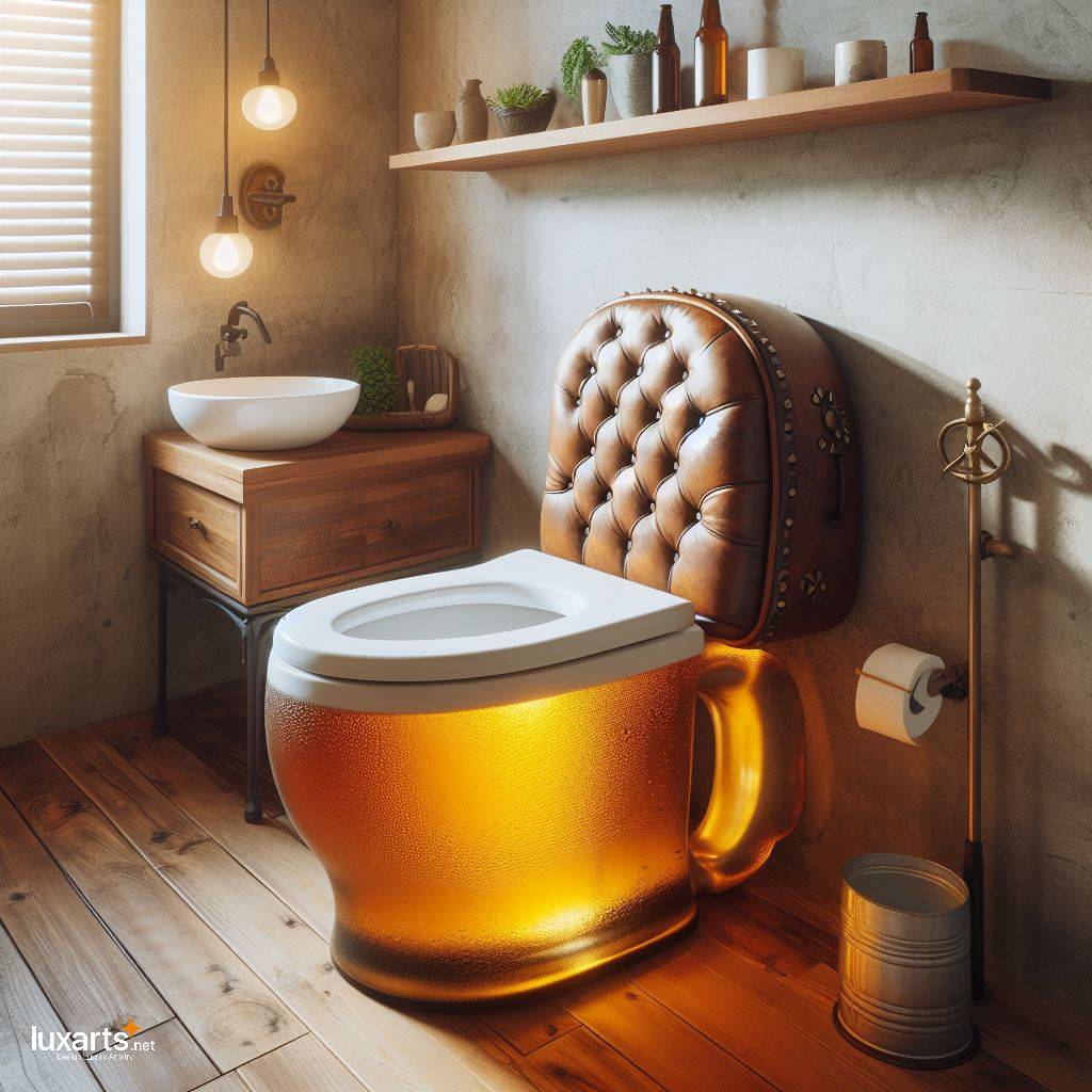 Beer Shaped Toilet: Where Fun Meets Functionality luxarts beer shaped toilet 10