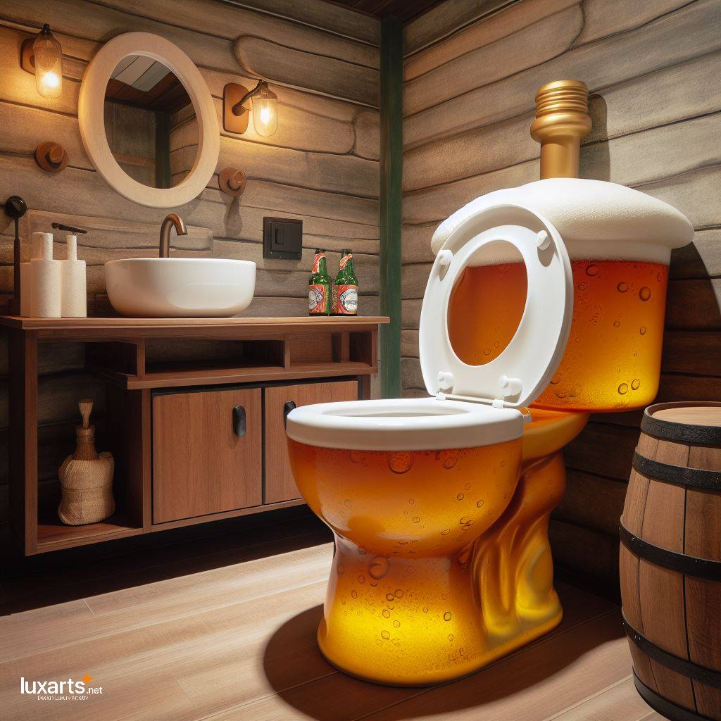 Beer Shaped Toilet: Where Fun Meets Functionality luxarts beer shaped toilet 6