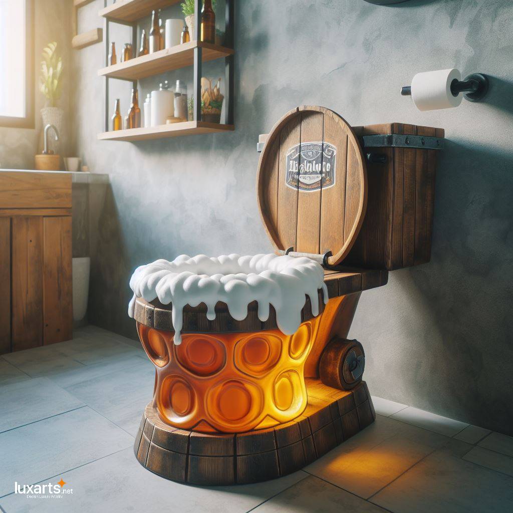 Beer Shaped Toilet: Where Fun Meets Functionality luxarts beer shaped toilet 7