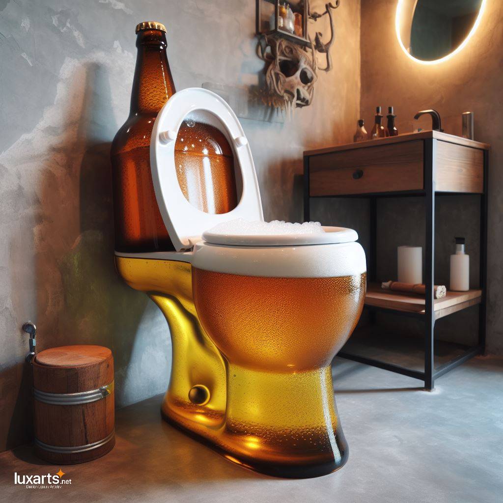 Beer Shaped Toilet: Where Fun Meets Functionality luxarts beer shaped toilet 8