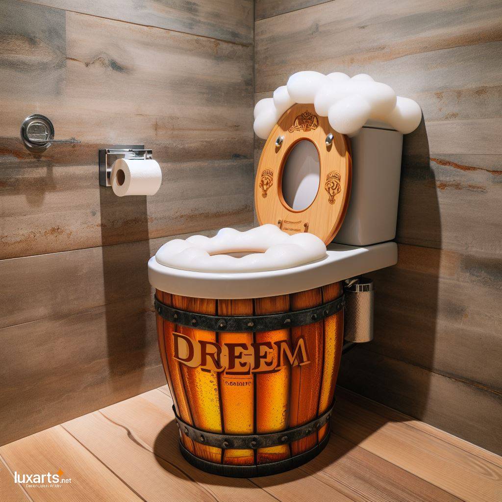 Beer Shaped Toilet: Where Fun Meets Functionality luxarts beer shaped toilet 9