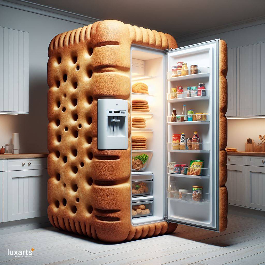 Sweet Treats at Your Fingertips: The Biscuit Shaped Fridge luxarts biscuit shaped fridge 4