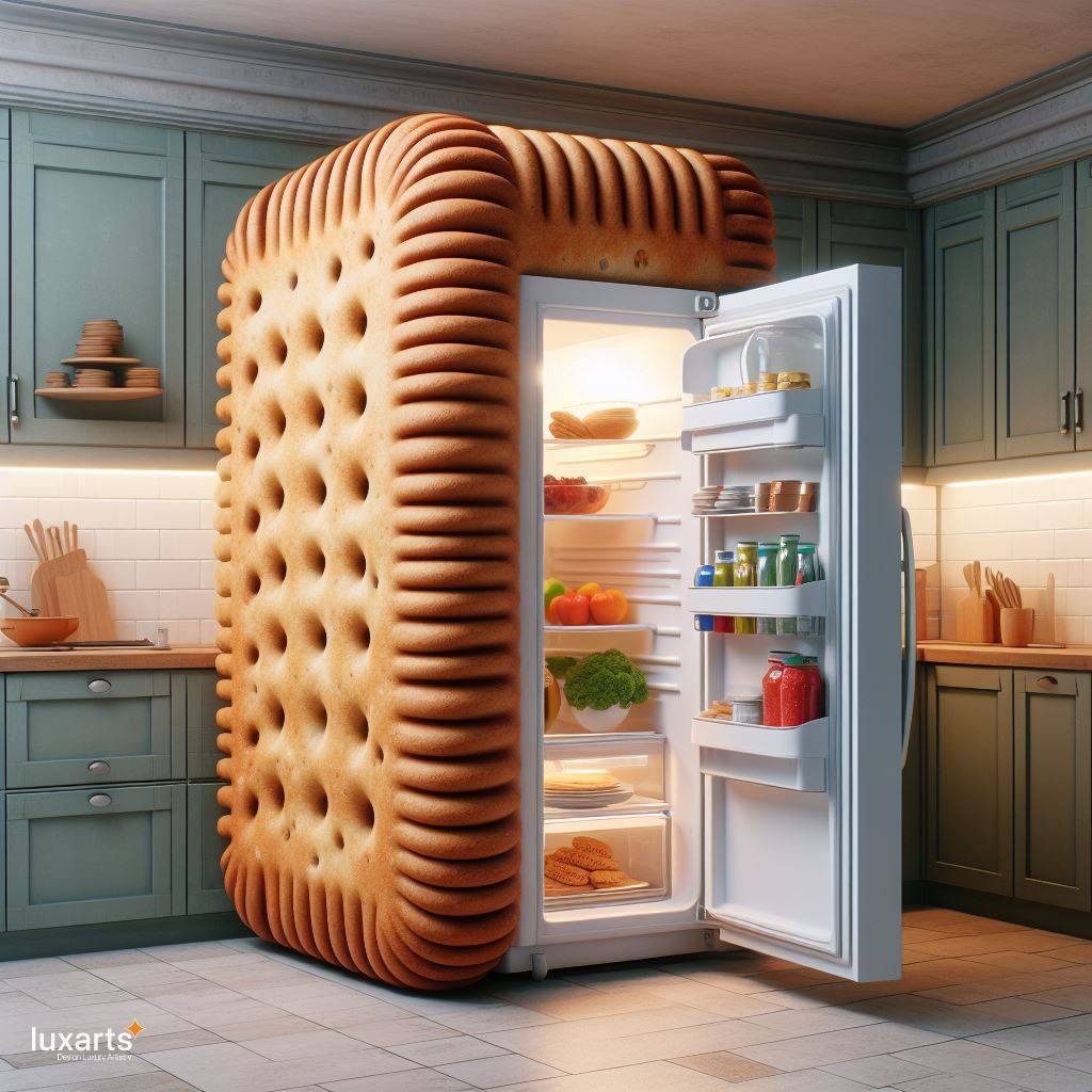 Sweet Treats at Your Fingertips: The Biscuit Shaped Fridge luxarts biscuit shaped fridge 5