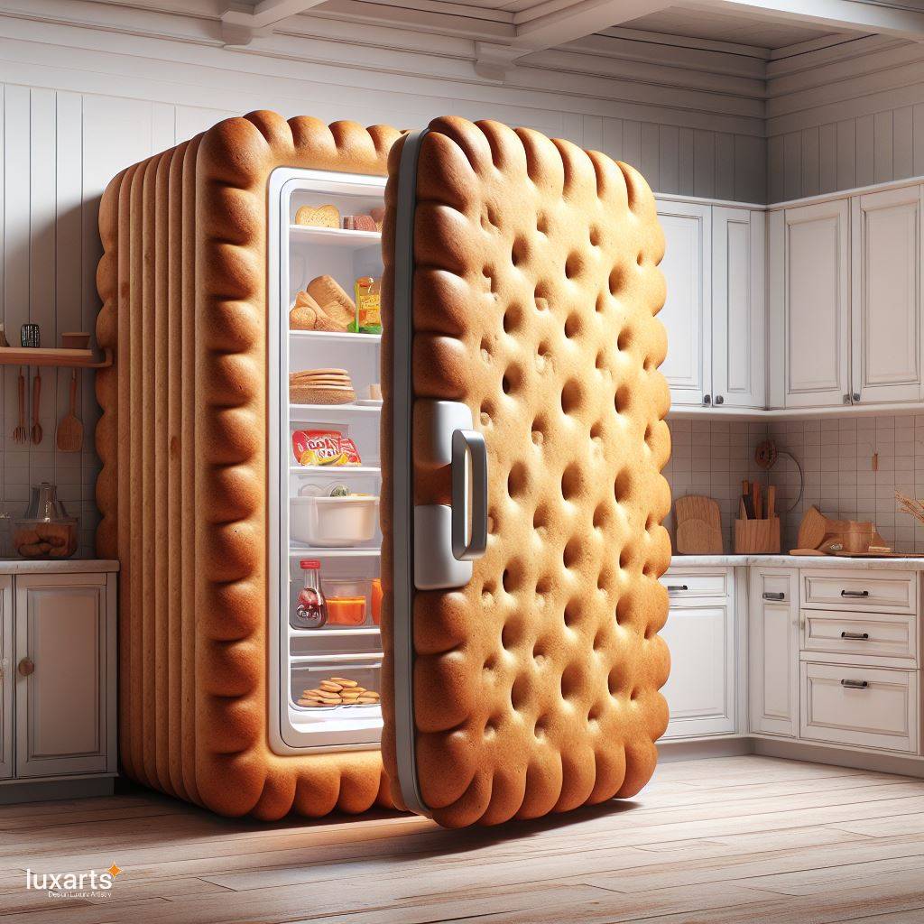 Sweet Treats at Your Fingertips: The Biscuit Shaped Fridge luxarts biscuit shaped fridge 7