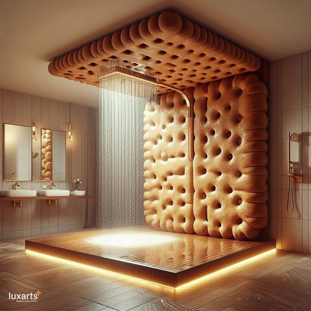 Sweet Simplicity: Biscuit-Inspired Standing Bathroom for Cozy Elegance luxarts biscuit standing bathroom 6