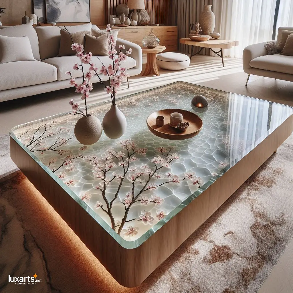 Blossom Coffee Tables: Embracing Nature's Beauty in Your Living Space luxarts blossom coffee tables 2