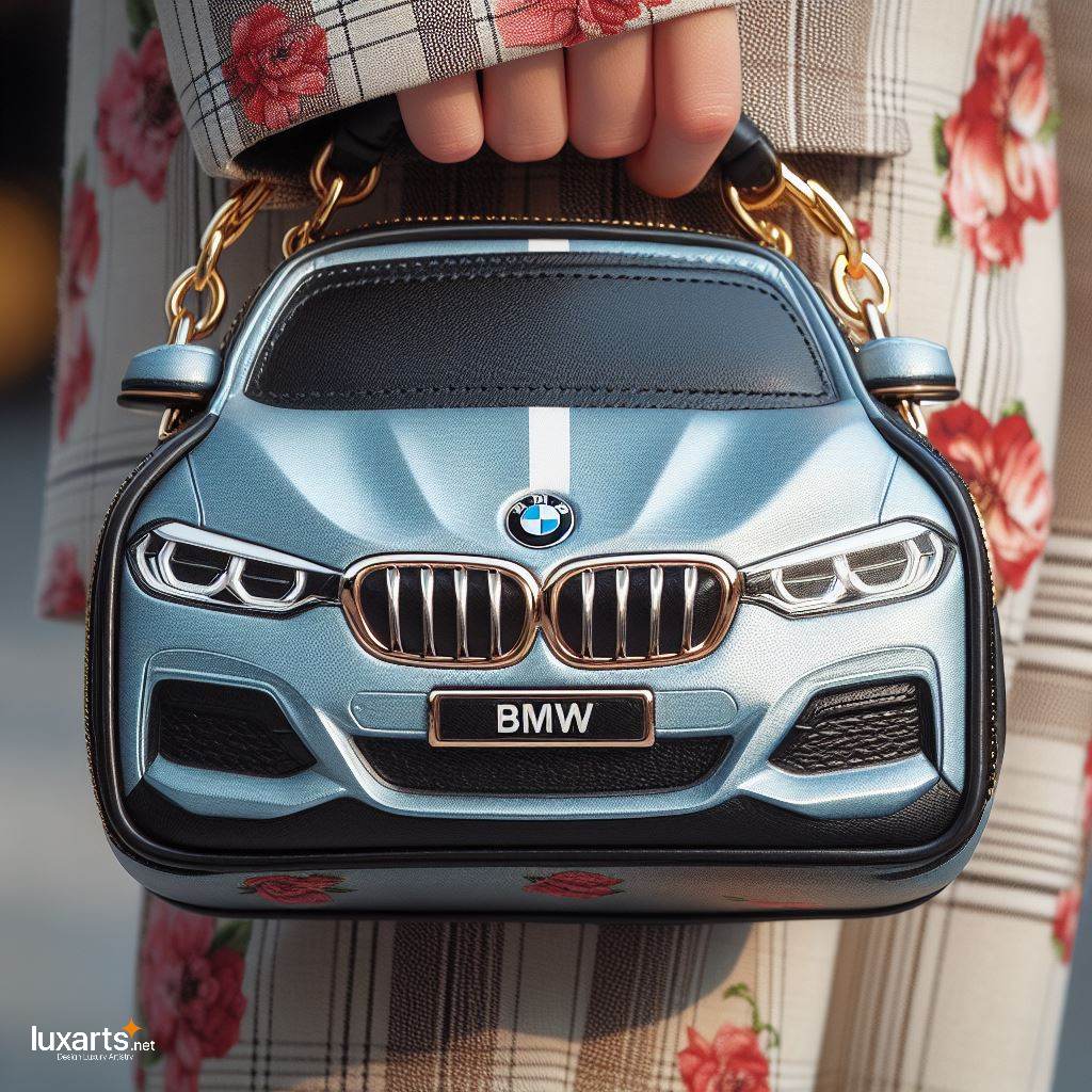 BMW Shaped HandBag: A Fusion of Style and Automotive Inspiration luxarts bmw handbag 10