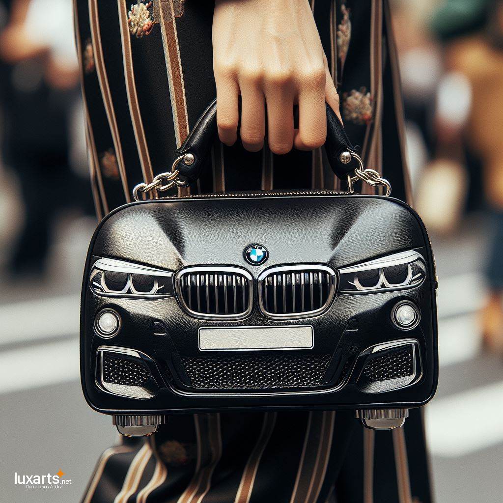 BMW Shaped HandBag: A Fusion of Style and Automotive Inspiration luxarts bmw handbag 3