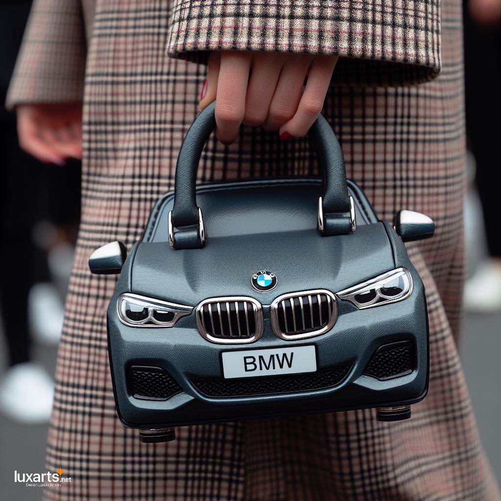BMW Shaped HandBag: A Fusion of Style and Automotive Inspiration luxarts bmw handbag 9