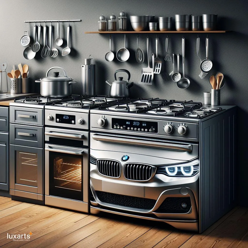 Elevate Your Culinary Experience: BMW-Inspired Combination Gas and Electric Stove luxarts bmw inspired combination gas and electric stove 3 jpg