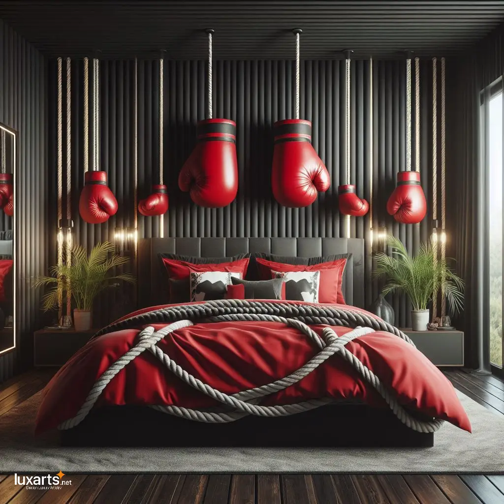 Boxing Gloves Beds: Unconventional Comfort in the Ring of Slumber luxarts boxing gloves beds 5