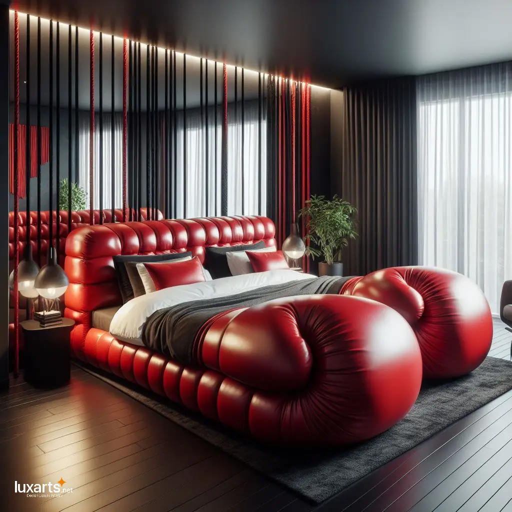 Boxing Gloves Beds: Unconventional Comfort in the Ring of Slumber luxarts boxing gloves beds 6