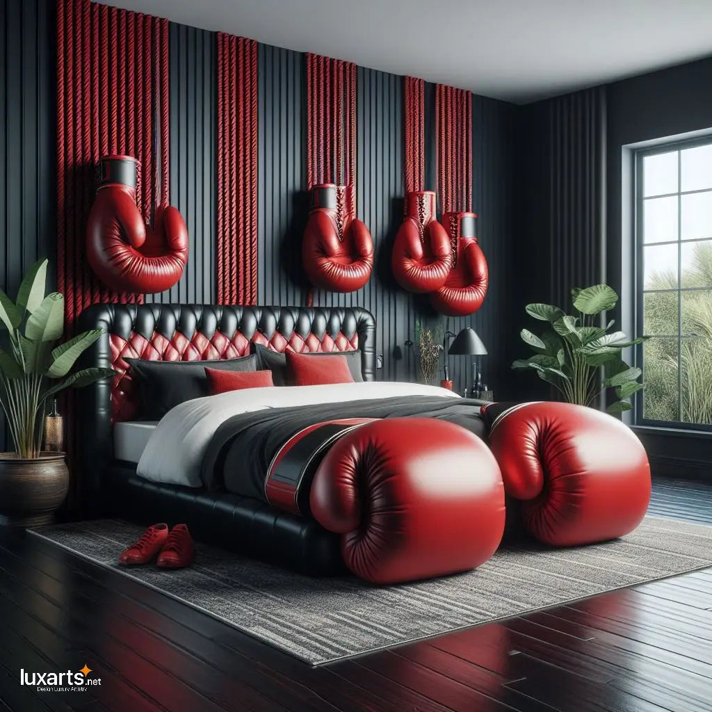 Boxing Gloves Beds: Unconventional Comfort in the Ring of Slumber luxarts boxing gloves beds 8