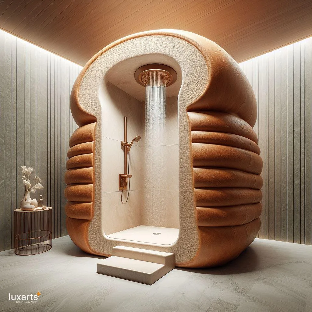 Loafing in Luxury: Bread-Shaped Standing Bathroom for Whimsical Comfort luxarts bread standing bathroom 3 jpg