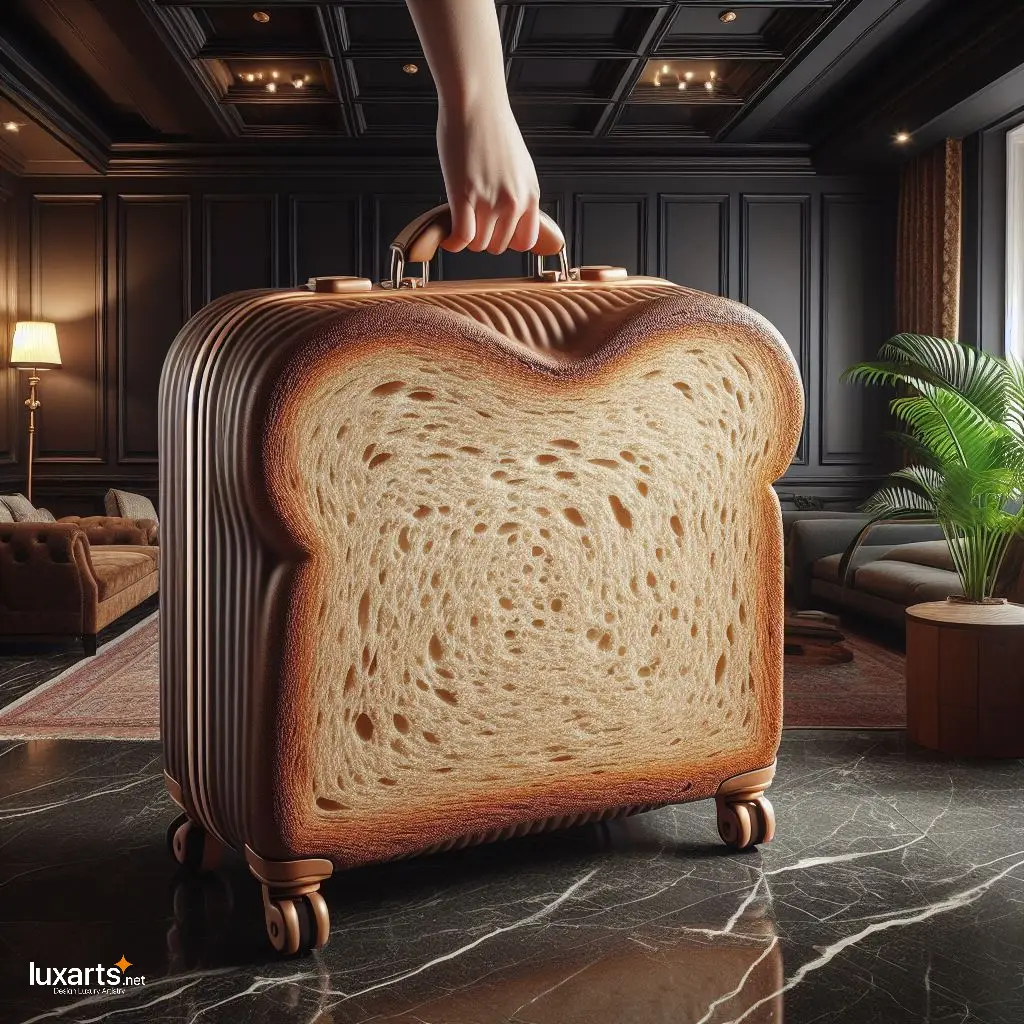 Travel in Style: Bread Suitcase Adds Quirky Charm to Your Journey luxarts bread suitcase 1
