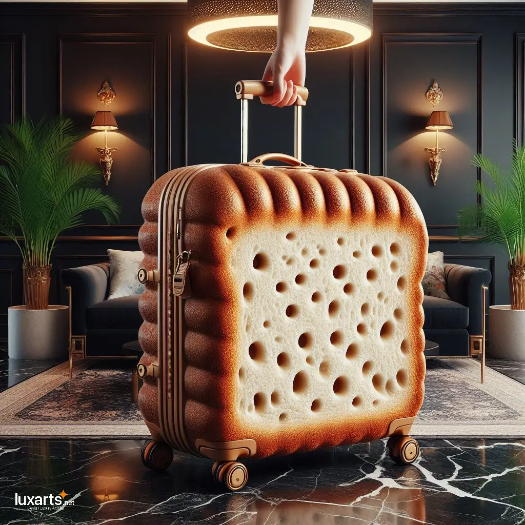 Travel in Style: Bread Suitcase Adds Quirky Charm to Your Journey luxarts bread suitcase 2