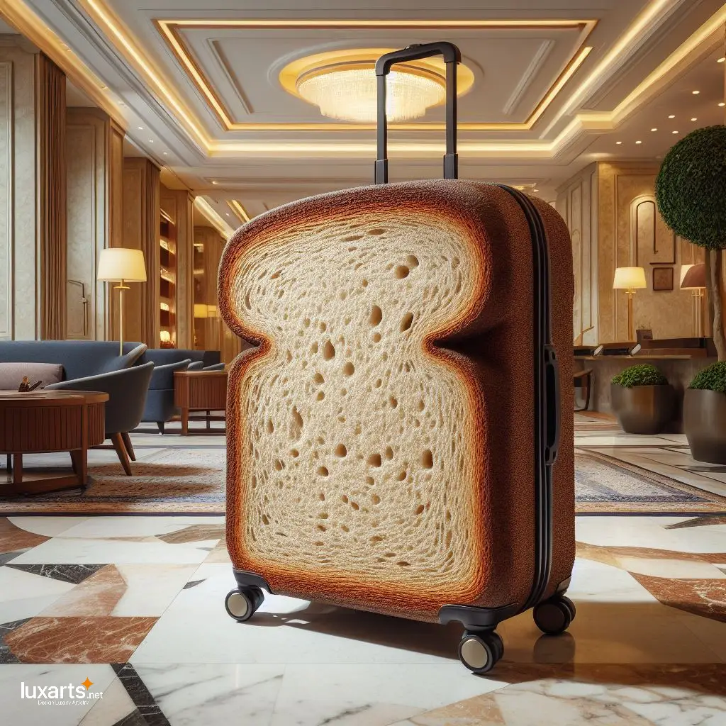 Travel in Style: Bread Suitcase Adds Quirky Charm to Your Journey luxarts bread suitcase 4