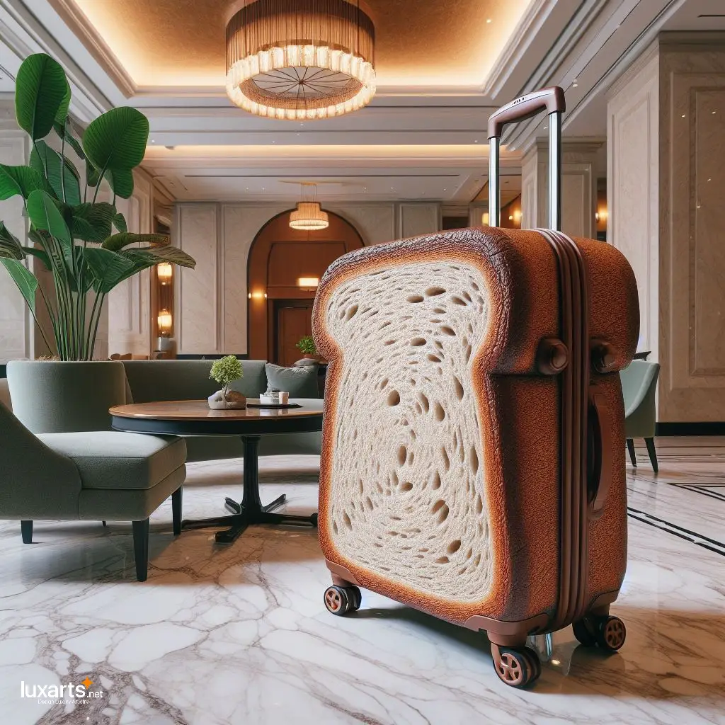 Travel in Style: Bread Suitcase Adds Quirky Charm to Your Journey luxarts bread suitcase 5