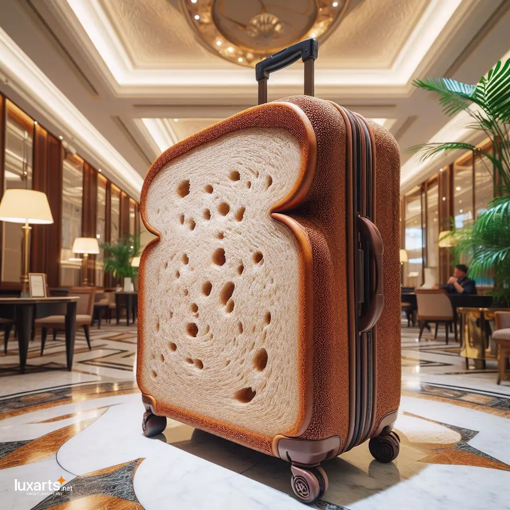 Travel in Style: Bread Suitcase Adds Quirky Charm to Your Journey luxarts bread suitcase 6