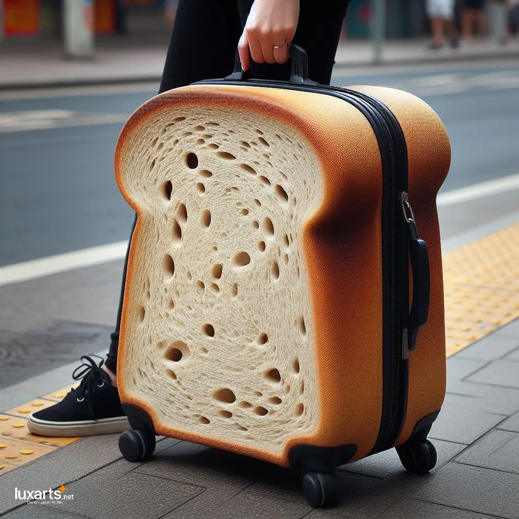 Travel in Style: Bread Suitcase Adds Quirky Charm to Your Journey luxarts bread suitcase 8