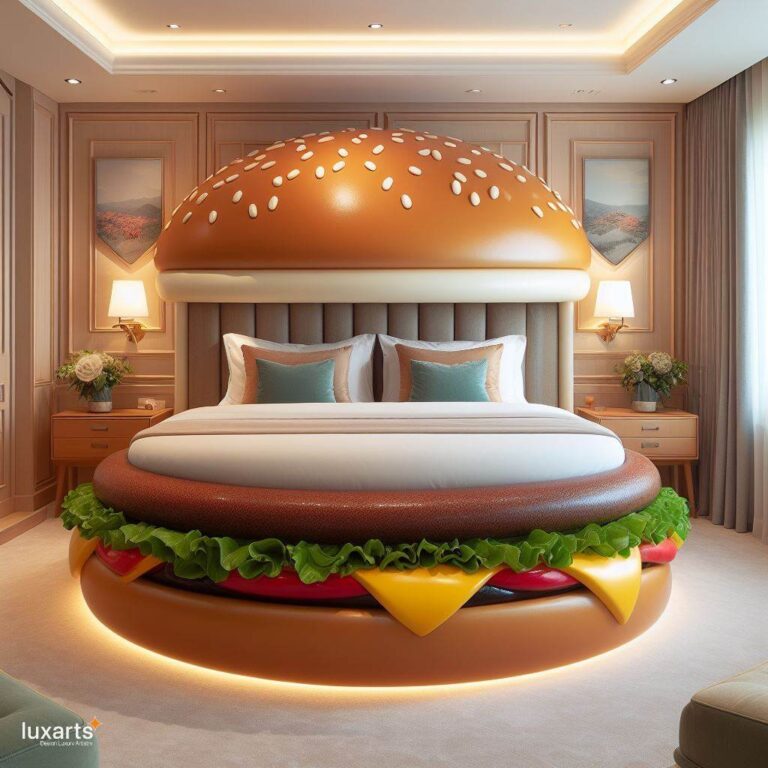 Hamburger Shaped Bed: Sleeping in Style and Whimsy - LuxArts