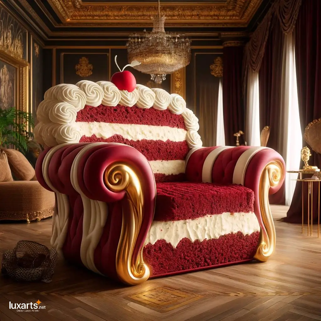 Cake Chair: Sweet Seating Indulge in Comfort with a Slice of Luxury luxarts cake chair 1