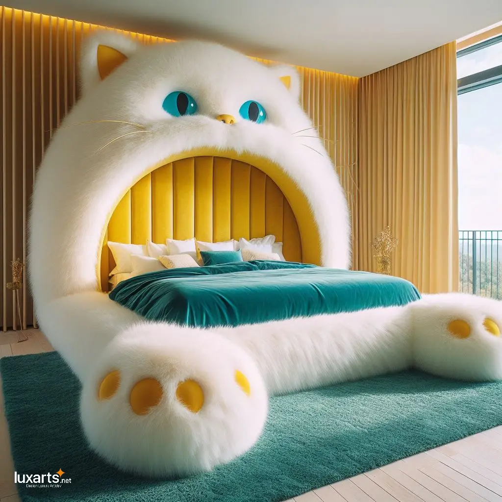 Purr-fect Playtime: Cat Cave Bed for Your Little One's Cozy Adventures luxarts cat cave bed for child 6
