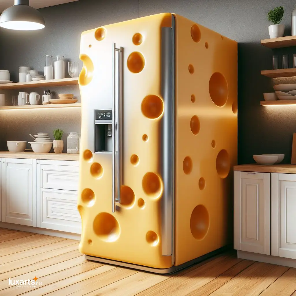 Cheese Shaped Fridges A Unique Design for Your Kitchen luxarts cheese fridges 2