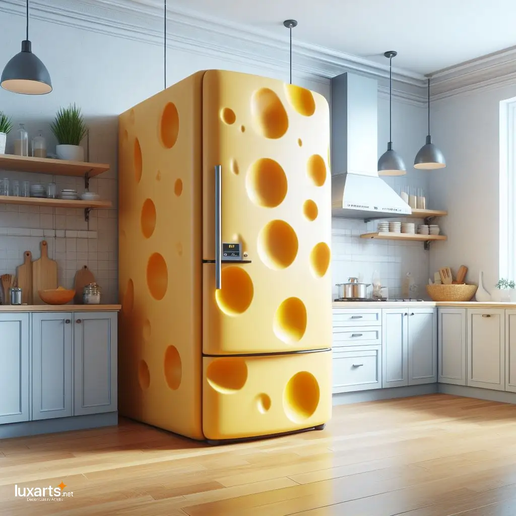 Cheese Shaped Fridges A Unique Design for Your Kitchen luxarts cheese fridges 4