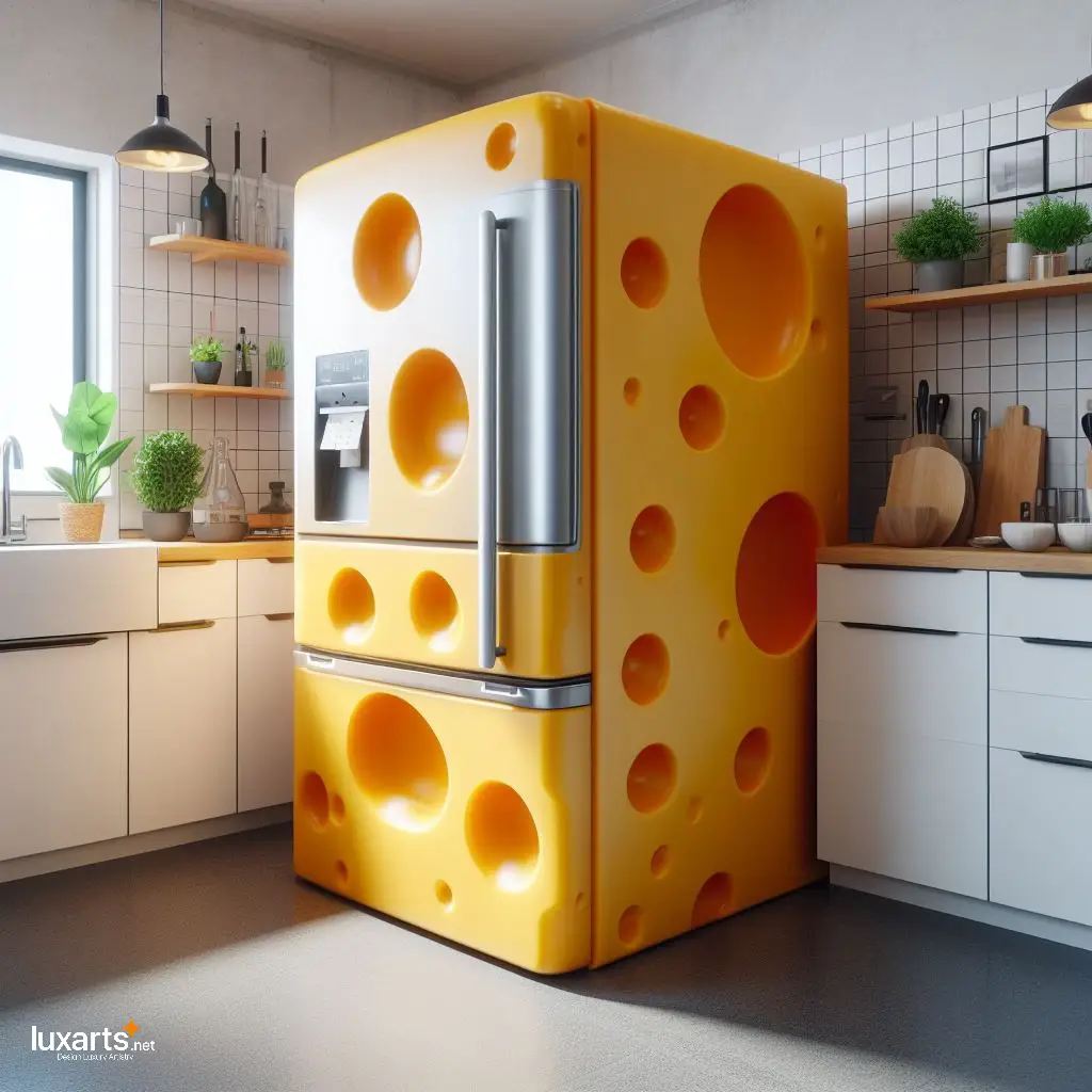 Cheese Shaped Fridges A Unique Design for Your Kitchen luxarts cheese fridges 8