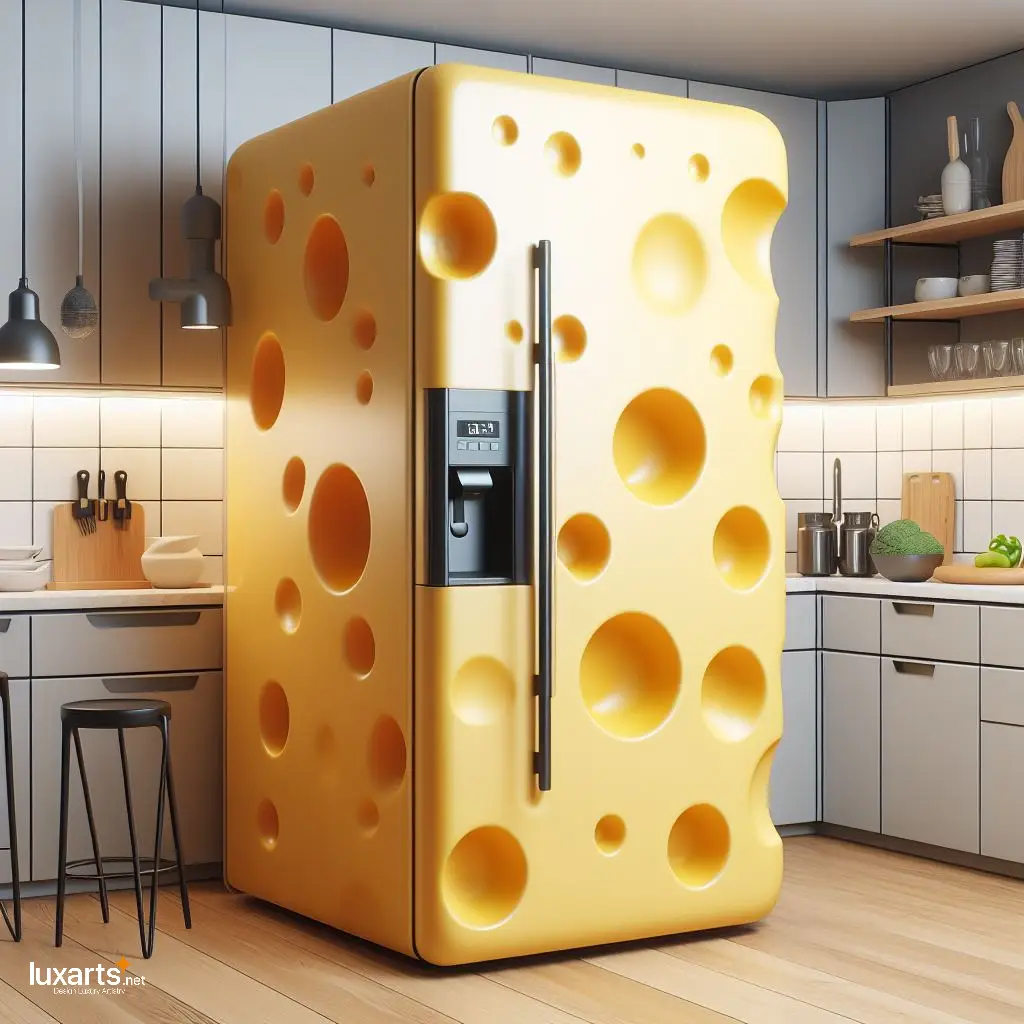 Cheese Shaped Fridges A Unique Design for Your Kitchen luxarts cheese fridges 9