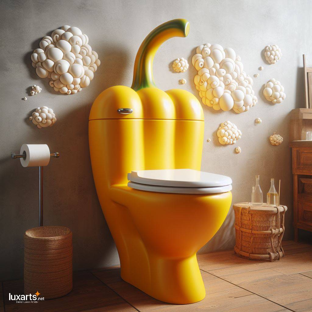 Spice Up Your Bathroom: Chili Pepper-Shaped Toilet for a Fiery Statement luxarts chili pepper toilet 2