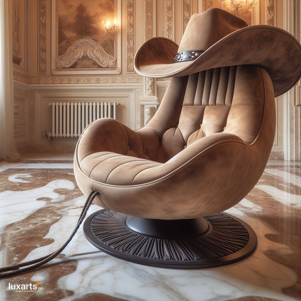 Top 10 Trendy Cowboy Hat-Shaped Chair for Rustic Charm luxarts cowboy hat chair 1