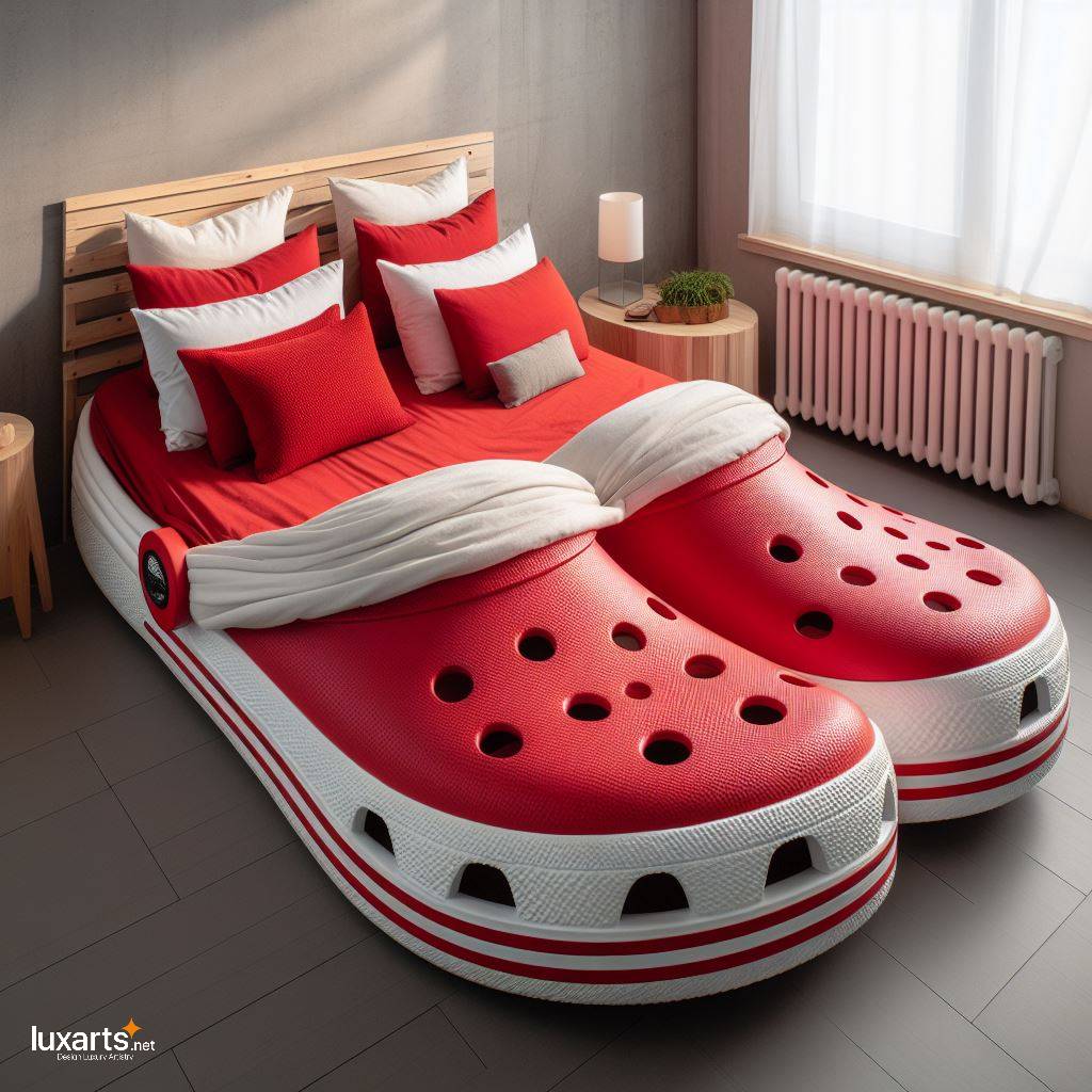 Crocs Slipper Shaped Bed: Elevating Comfort and Style to New Heights luxarts crocs slipper shaped bed 1