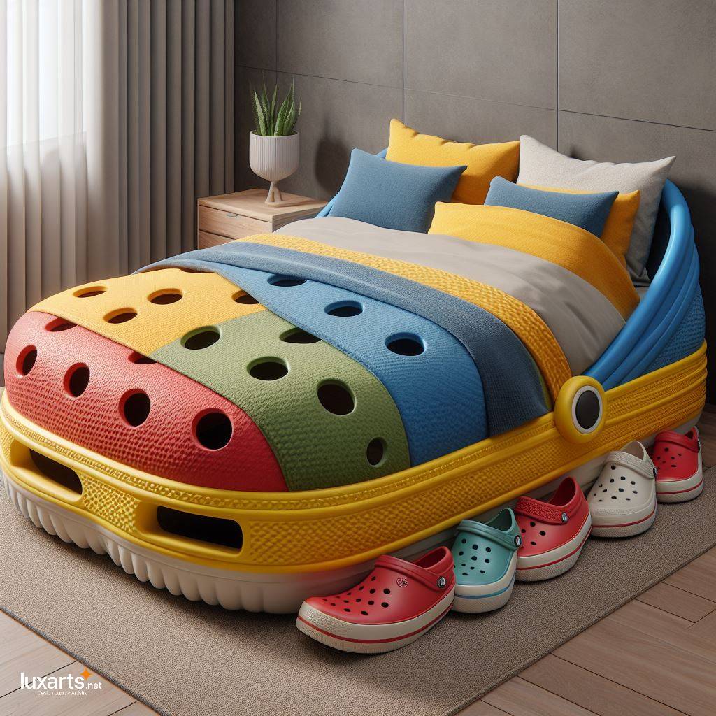 Crocs Slipper Shaped Bed: Elevating Comfort and Style to New Heights luxarts crocs slipper shaped bed 10