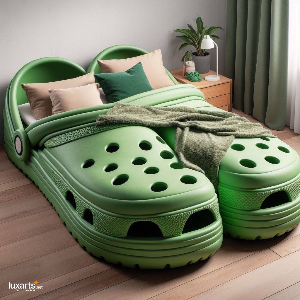 Crocs Slipper Shaped Bed: Elevating Comfort and Style to New Heights luxarts crocs slipper shaped bed 12