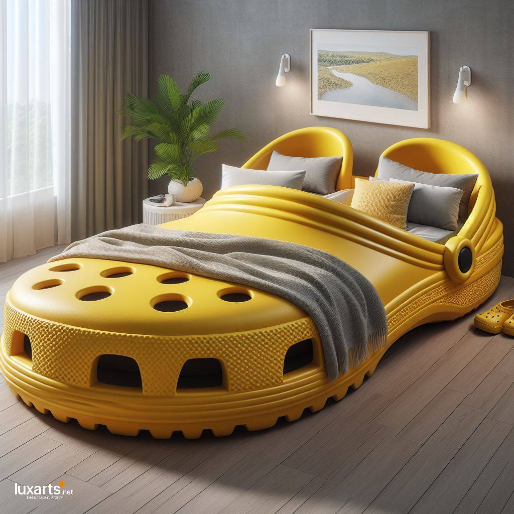 Crocs Slipper Shaped Bed: Elevating Comfort and Style to New Heights luxarts crocs slipper shaped bed 13