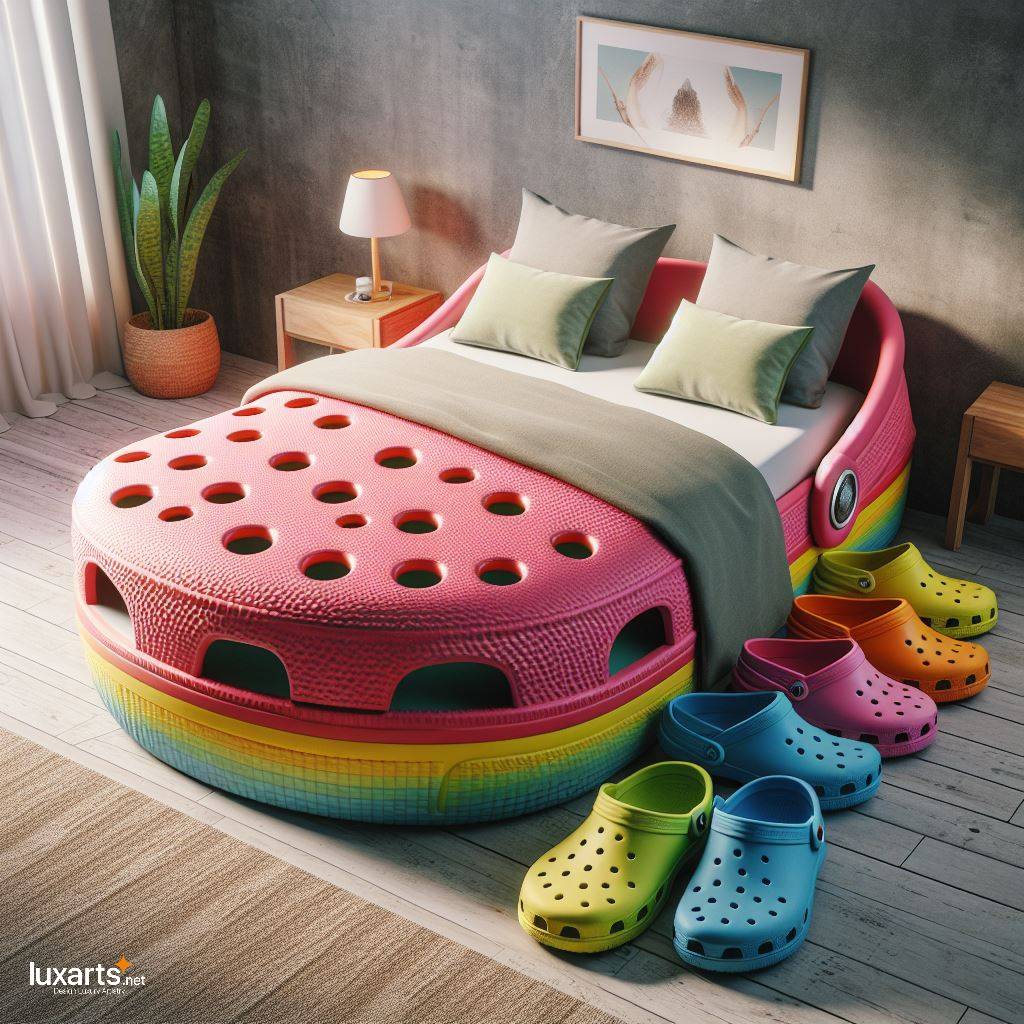Crocs Slipper Shaped Bed: Elevating Comfort and Style to New Heights luxarts crocs slipper shaped bed 15