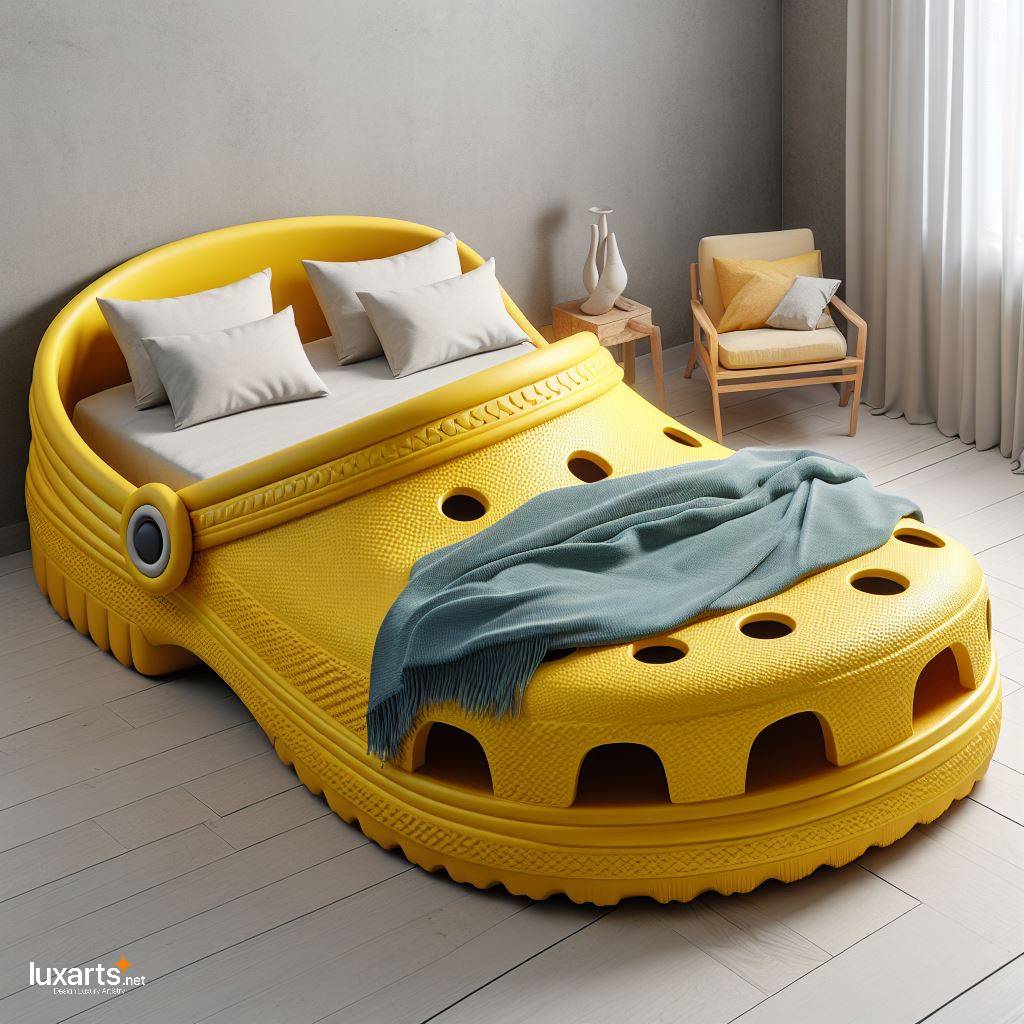 Crocs Slipper Shaped Bed: Elevating Comfort and Style to New Heights luxarts crocs slipper shaped bed 2