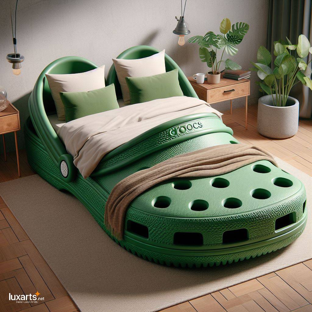 Crocs Slipper Shaped Bed: Elevating Comfort and Style to New Heights luxarts crocs slipper shaped bed 4