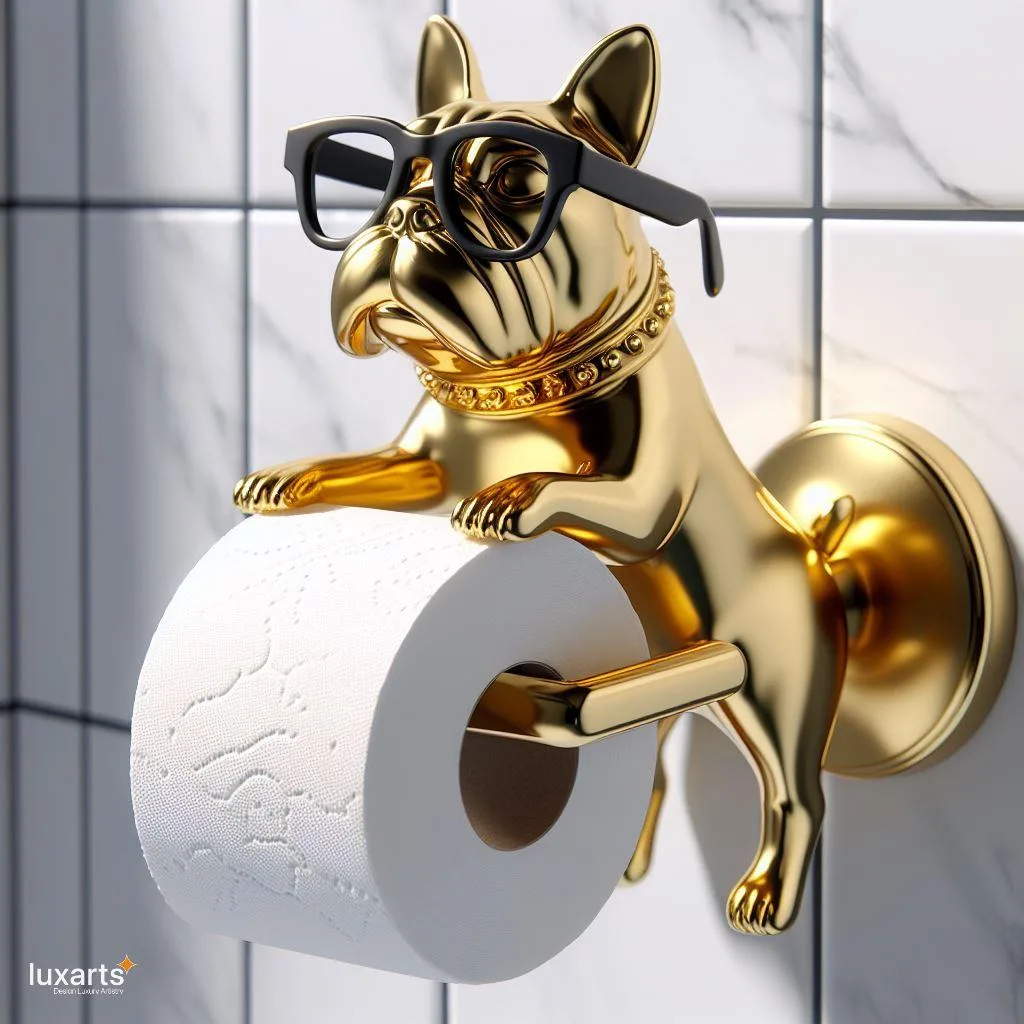 Pawsitively Adorable: Transform Your Bathroom with a Pet-Inspired Toilet Paper Holder luxarts dog shaped toilet paper holder 1 jpg