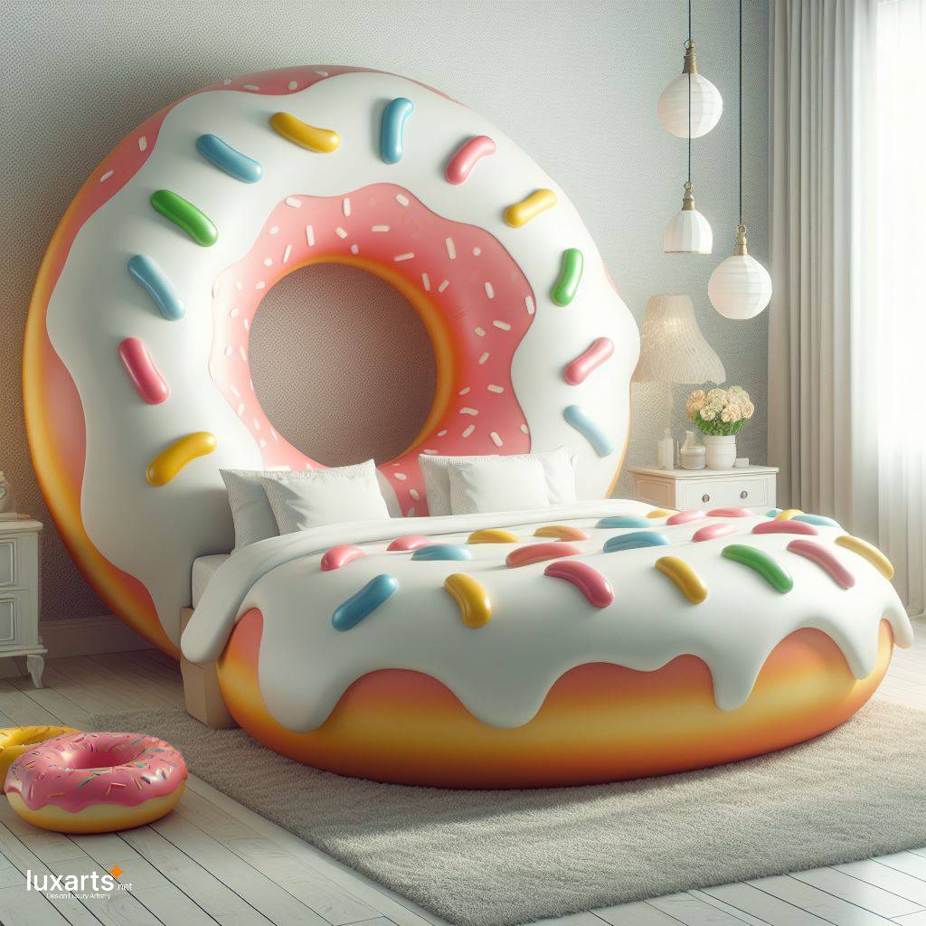 Sweet Dreams Await: Indulge in Comfort with a Donut-Shaped Bed luxarts donut bed 9